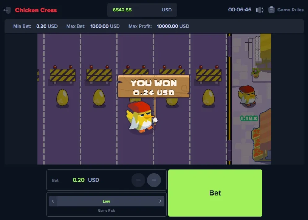 Chicken Cross demo